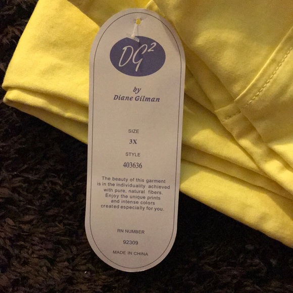 🍌🍌Nwt banana colored plus size pants👖 🍌 - Picture 4 of 5